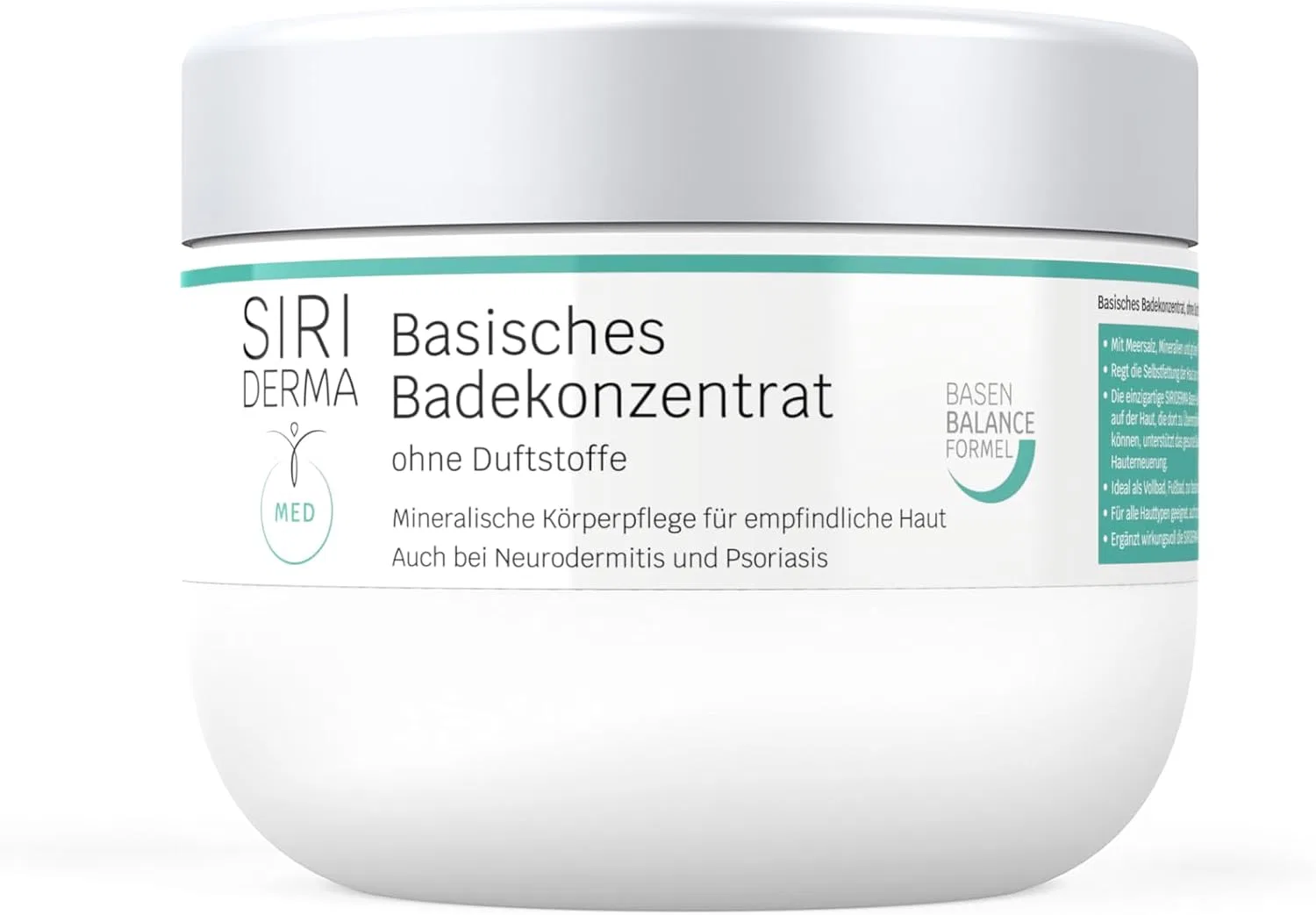 Соль для ванны SIRIDERMA Basic Bath Concentrate, 500 г