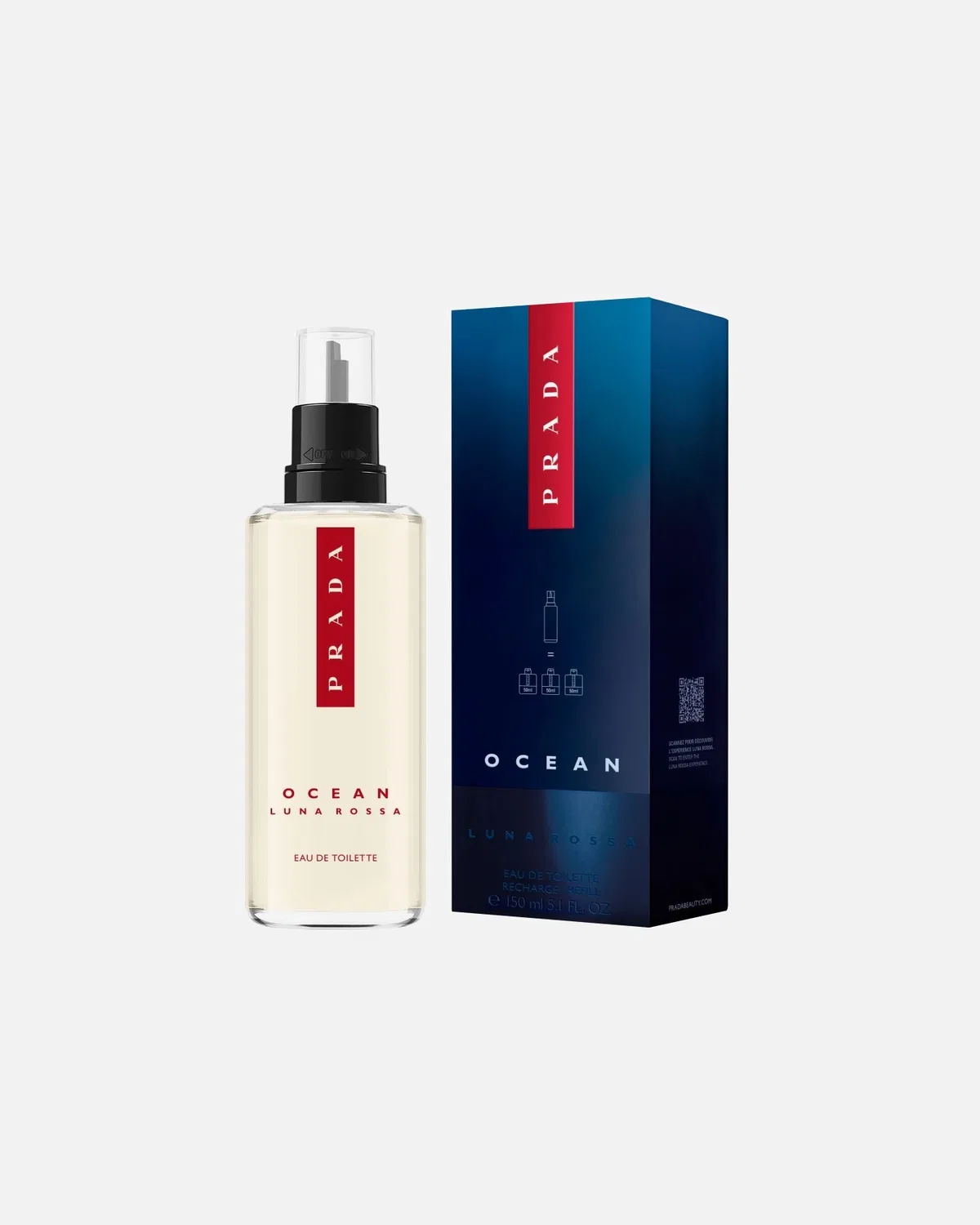 Туалетная вода Luna Rossa Ocean Prada, 150 Ml - Refill — фото 2