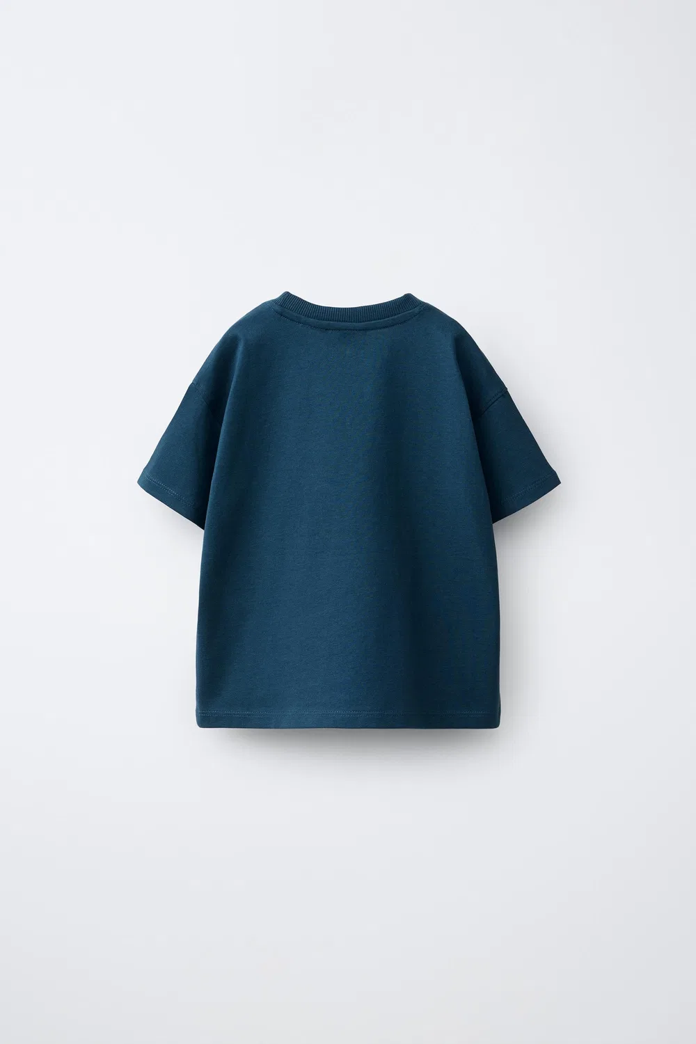 Футболка с бейсбольным принтом ZARA, Navy Blue — фото 2