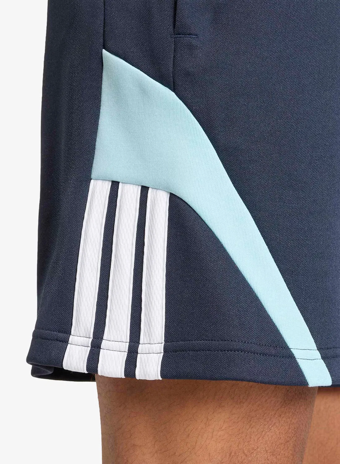 Шорты спортивные с принтом House of Tiro Nations Pack Adidas, темно-синий — фото 4