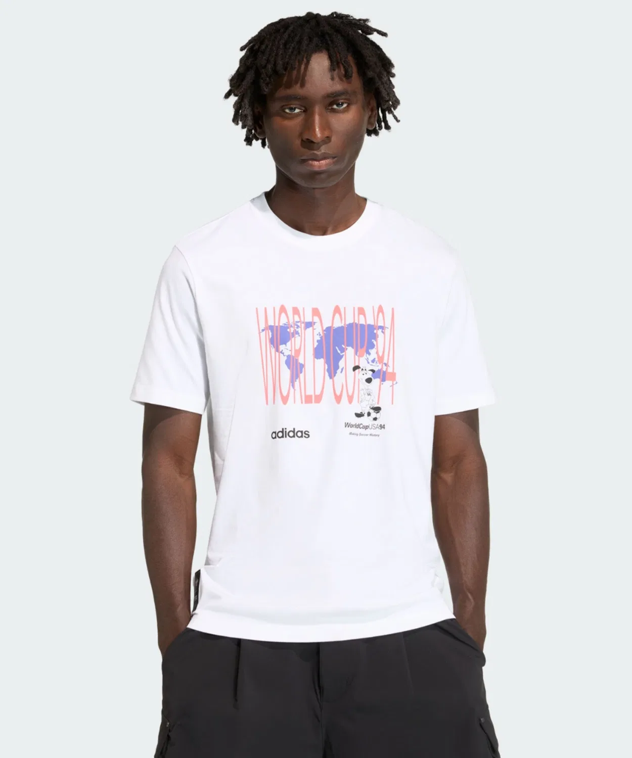 Футболка с принтом Archive World Cup 94 Adidas Originals, Белый