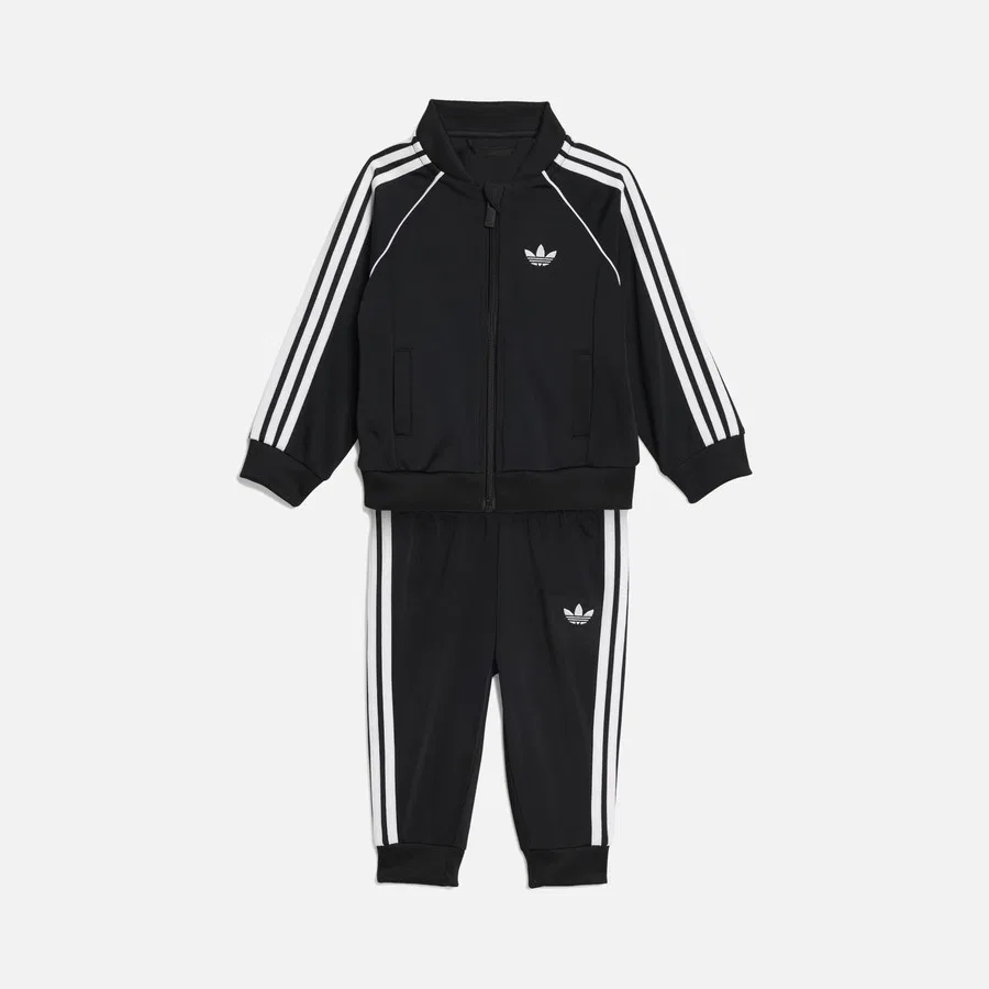 Спортивный костюм из футера с длинным рукавом Sst Track Suit adidas, Черный