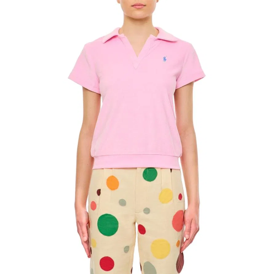 Женское поло с коротким рукавом Polo Ralph Lauren, Light Pink