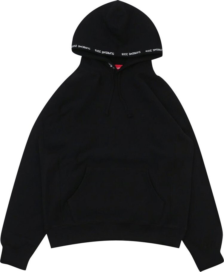 

Толстовка Supreme Channel Hooded Sweatshirt 'Black', черный