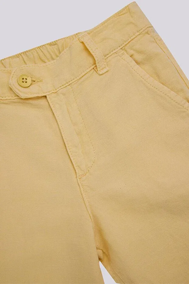 Детские шорты для мальчиков хлопковые Guess, Yellow — фото 3