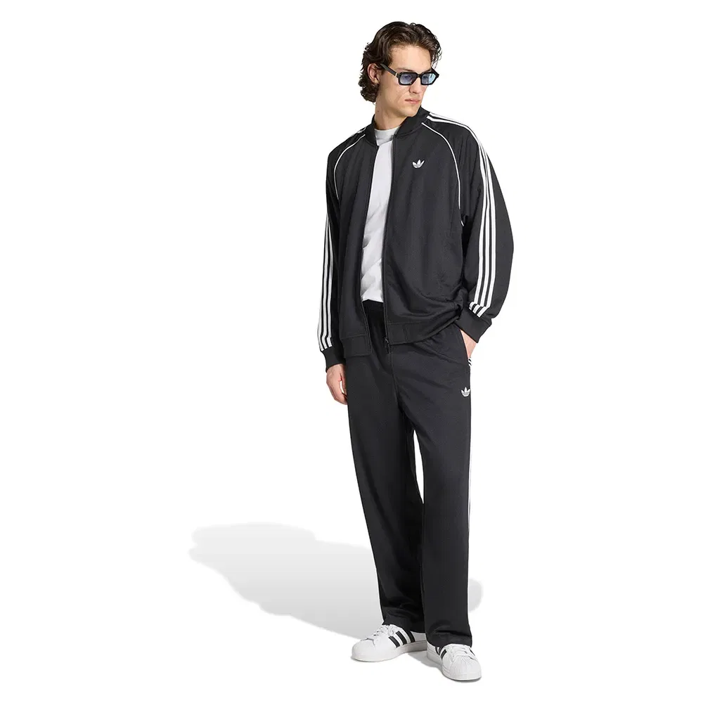 Худи на молнии Adicolor Classics Mesh Adidas Originals, черный — фото 4
