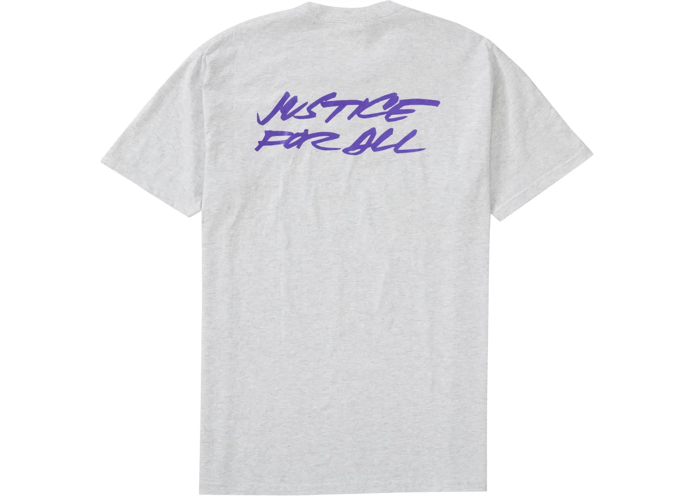 Мужская футболка с принтом Supreme Futura Logo Tee, Ash Grey — фото 2
