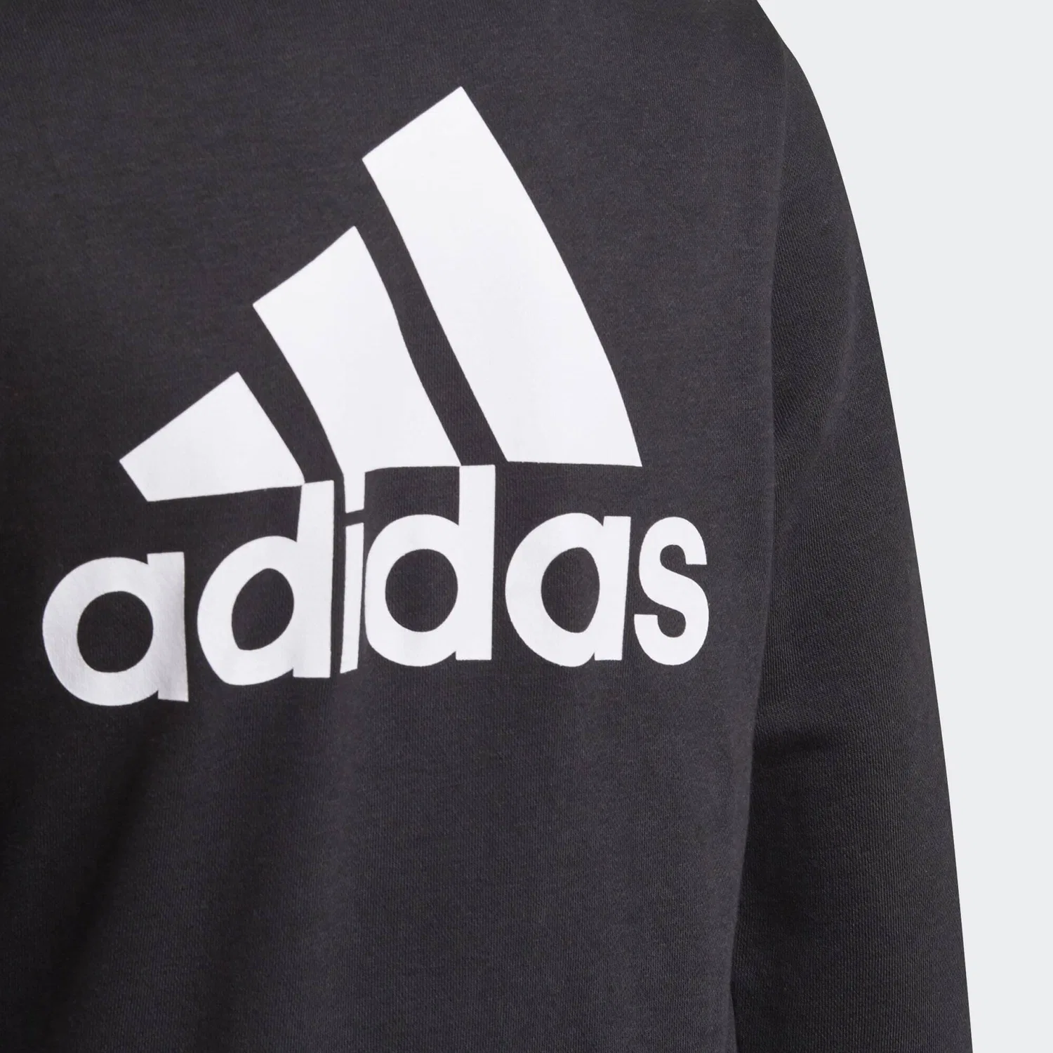 Детское худи с капюшоном Essentials Adidas, Schwarz Weiss — фото 2