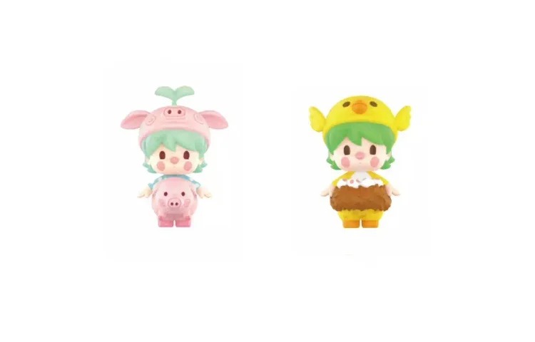 

Фигурка Pop Mart Sweet Beans Animal Baby Collection, Piglet + Chicken Cub
