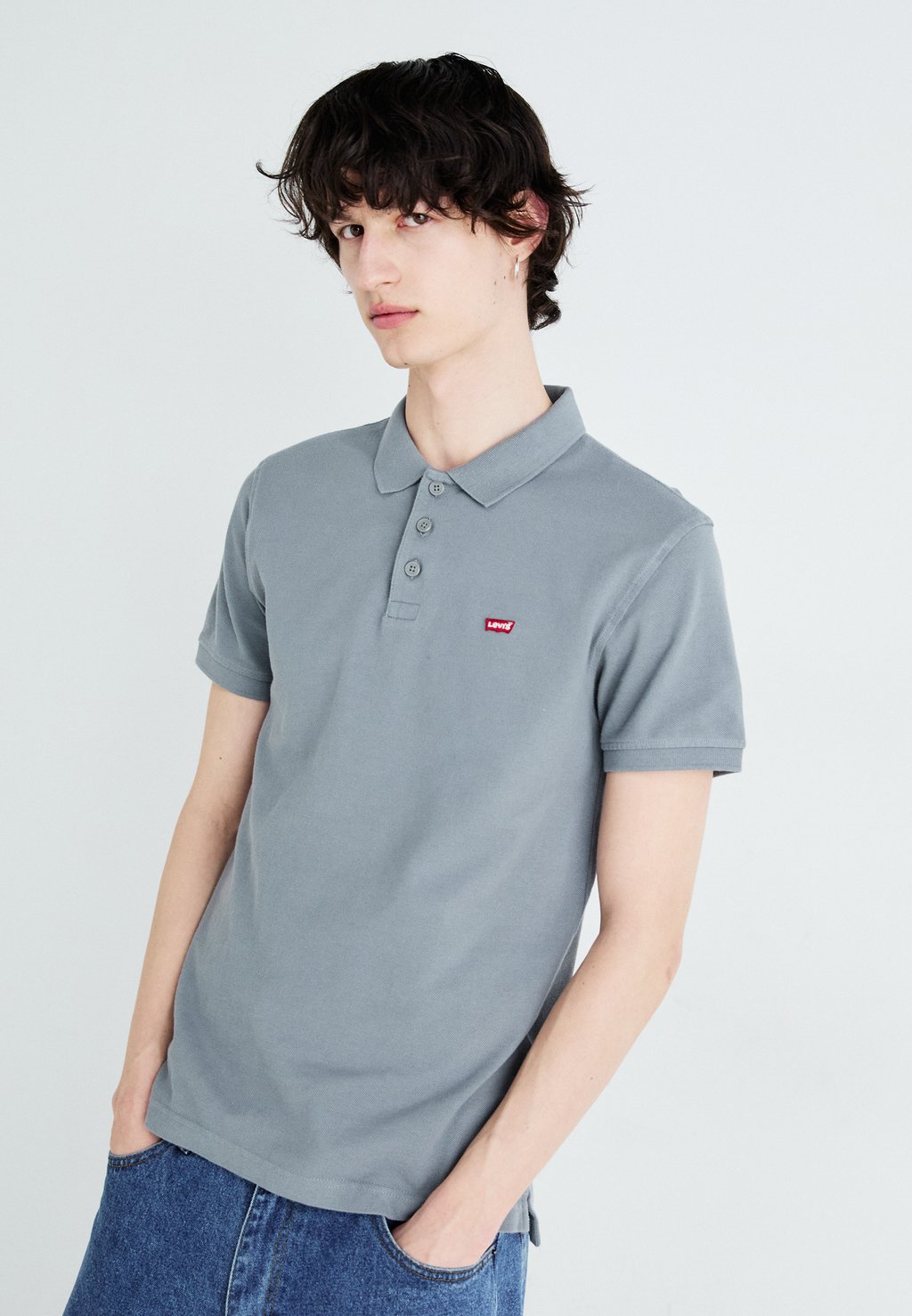 

Рубашка поло Levi's, темно-серый