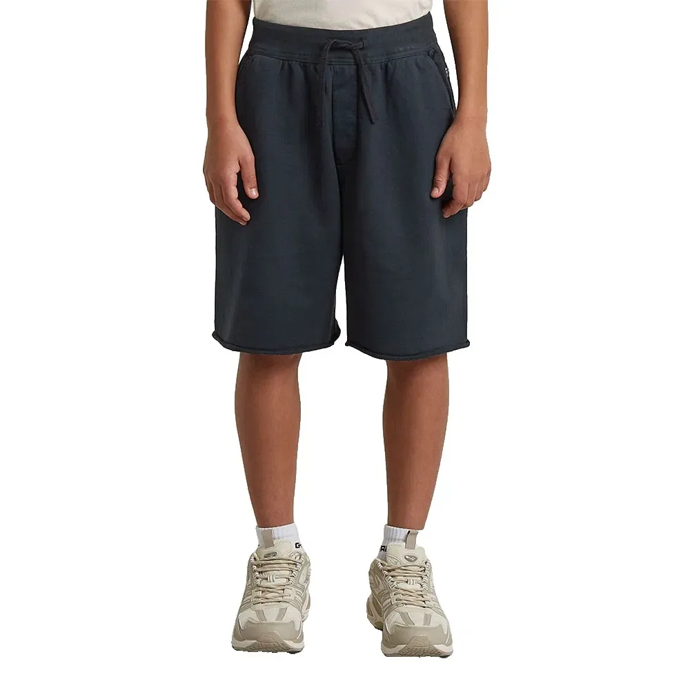 Детские шорты из футера с эластичным поясом Basic Coll Shorts G-Star, Grey