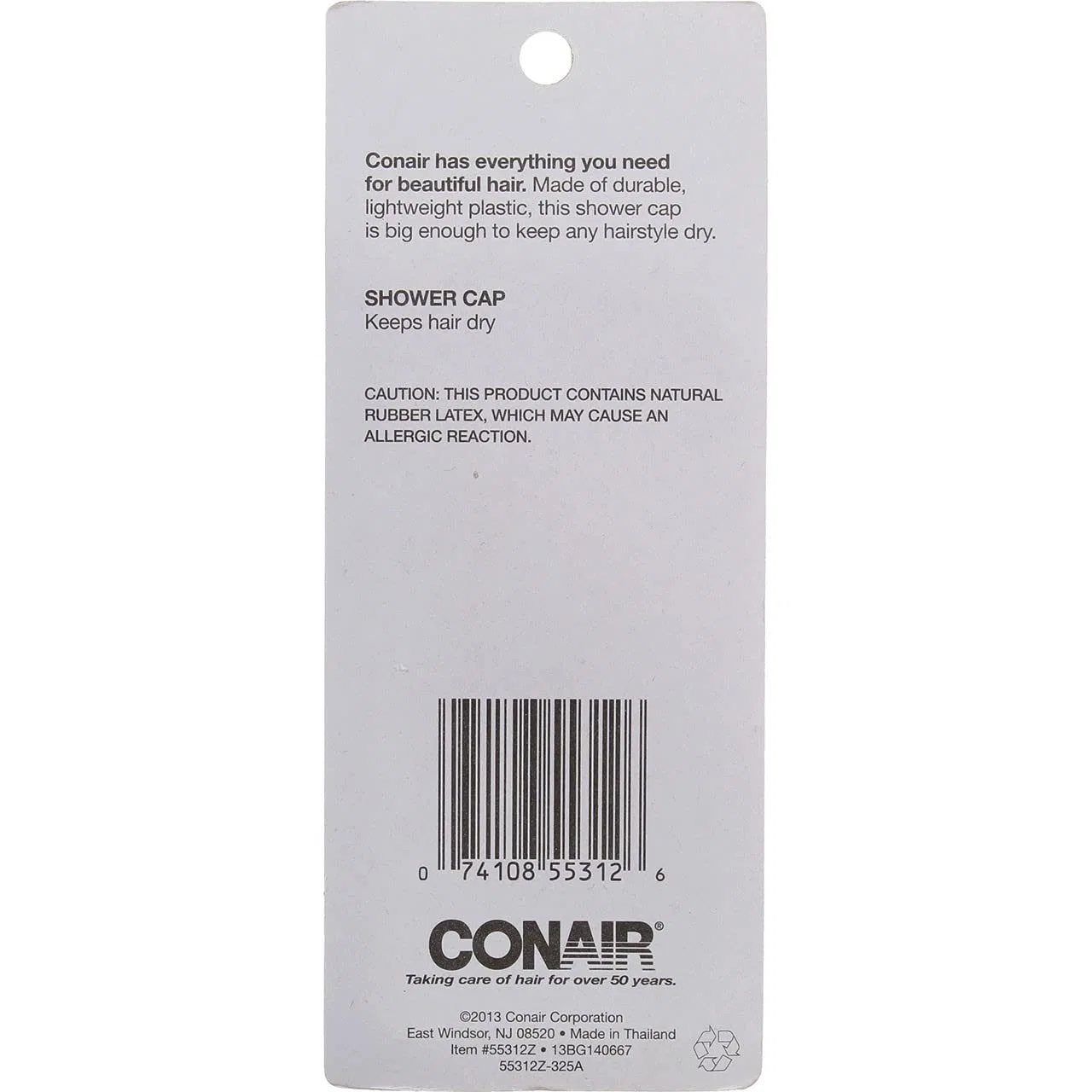 Шапочка для душа Conair Styling Essentials, пластик, 2 шт, 16.3 x 6.5 x 3.3 см, Синяя — фото 2