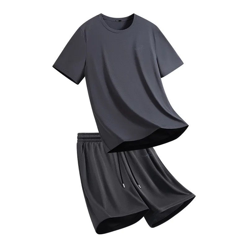 Детский спортивный костюм с принтом Flower Language Line MINISO, Dark Gray