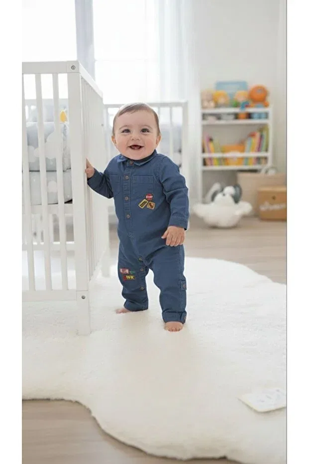 Детский комбинезон с длинным рукавом Unisex Babydola, As Shown In The Image — фото 2