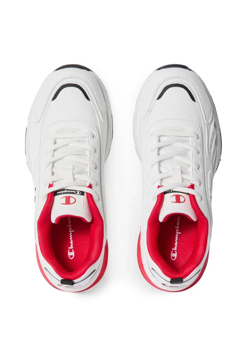 Кроссовки Eagle Run GS Low Cut, вдохновленные бегом, унисекс Champion, White And Red — фото 3