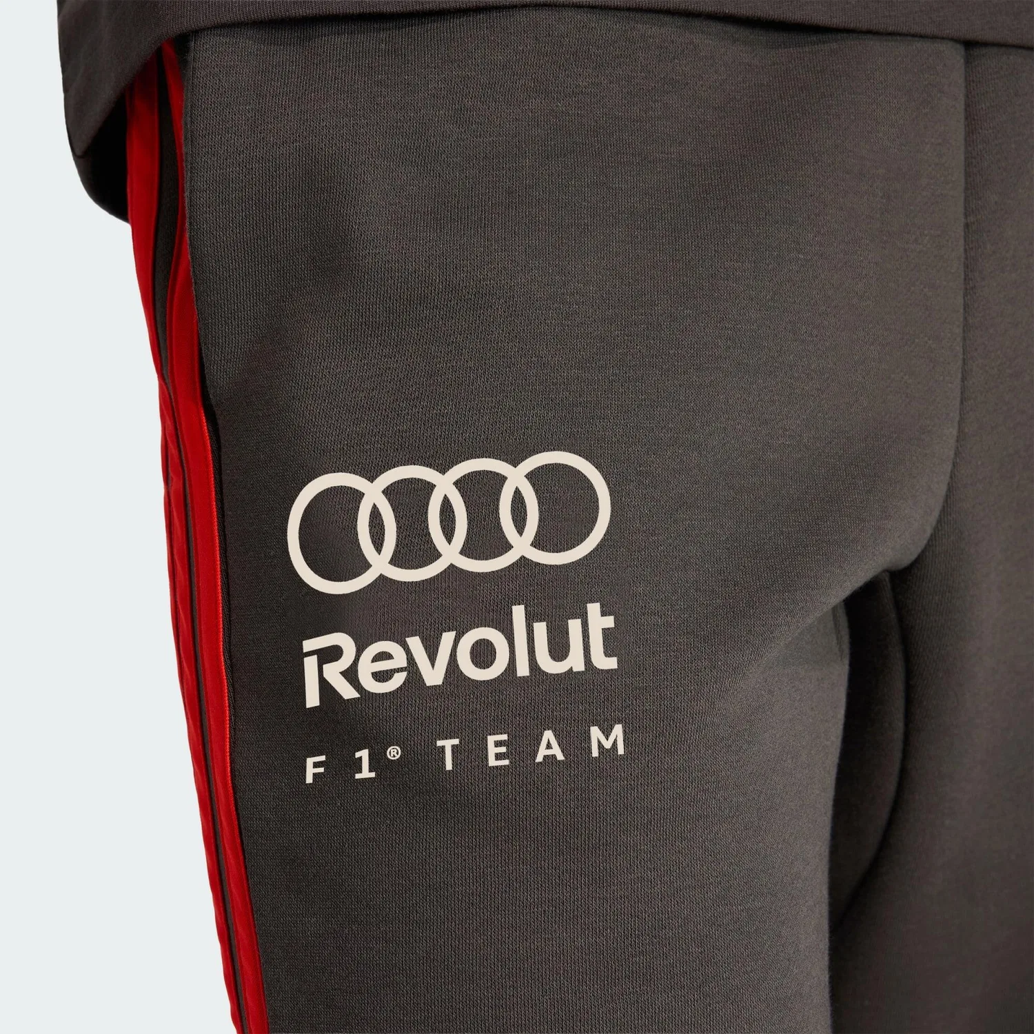 Мужские штаны из футера Audi Revolut F1 Team DNA Adidas, Schwarz — фото 4