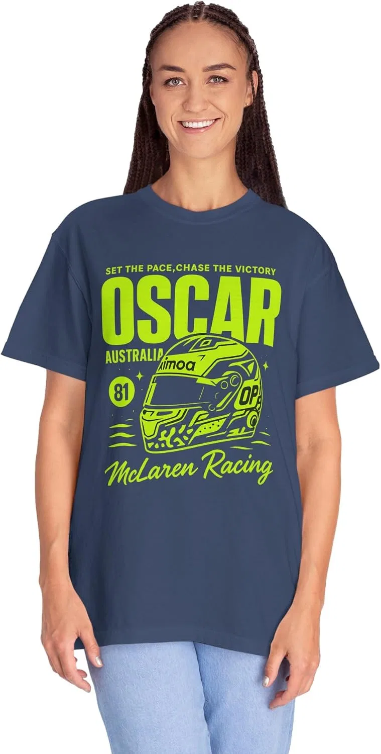 Женская футболка с принтом Oscar Inspired Design, China Blue — фото 2