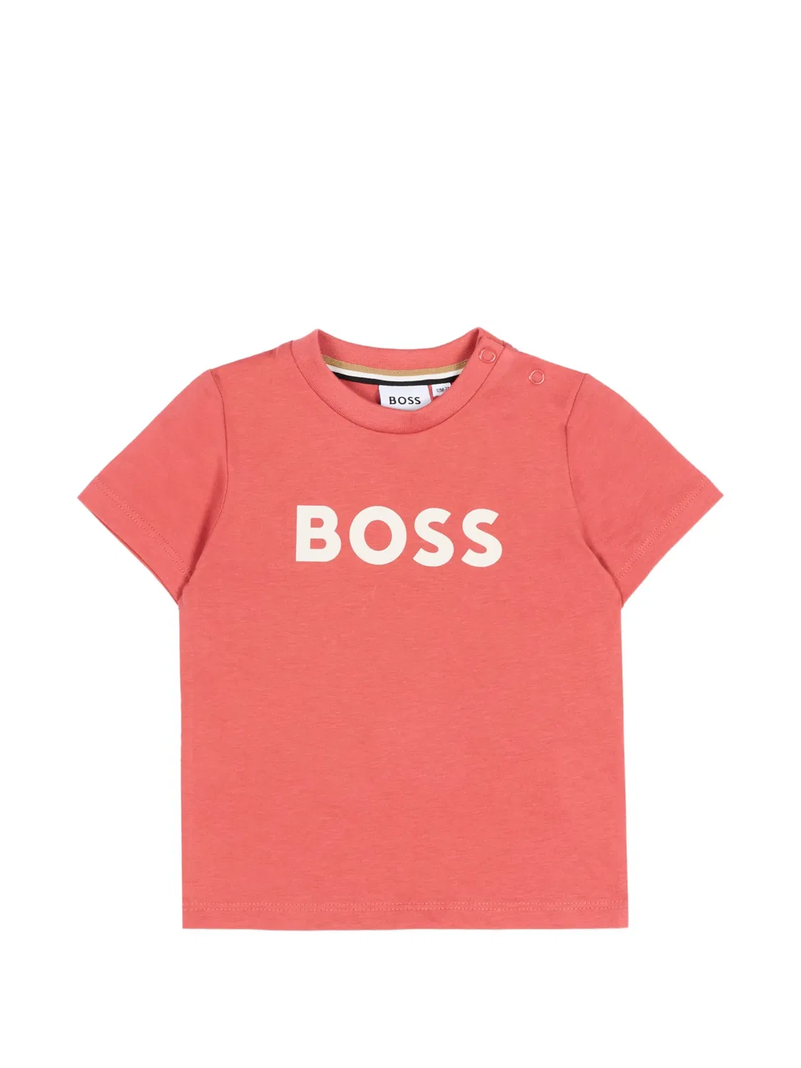 Футболка с коротким рукавом BOSS, винный