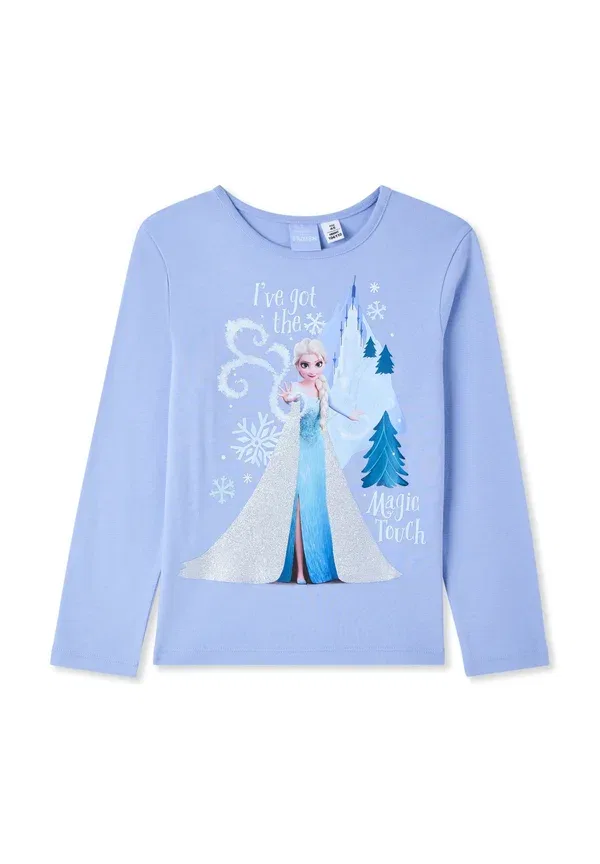 Топ с принтом Disney Princess Stampa frozen Terranova, Celeste chiaro, светло-голубой — фото 4