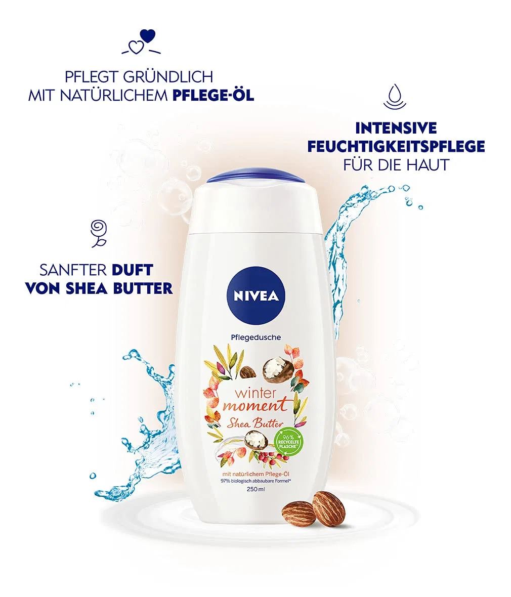 Гель для душа Winter Moment Shea, NIVEA, 250 мл — фото 3