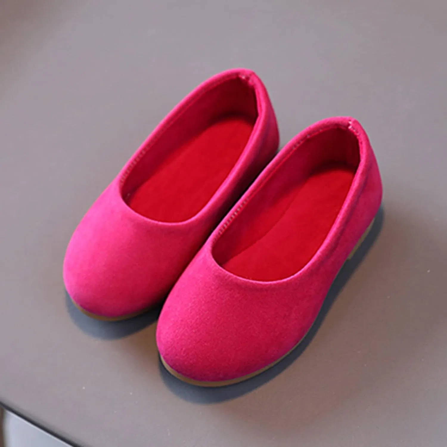 Детские ботинки для верховой езды для девочек с однотонным принтом, Hot Pink — фото 2