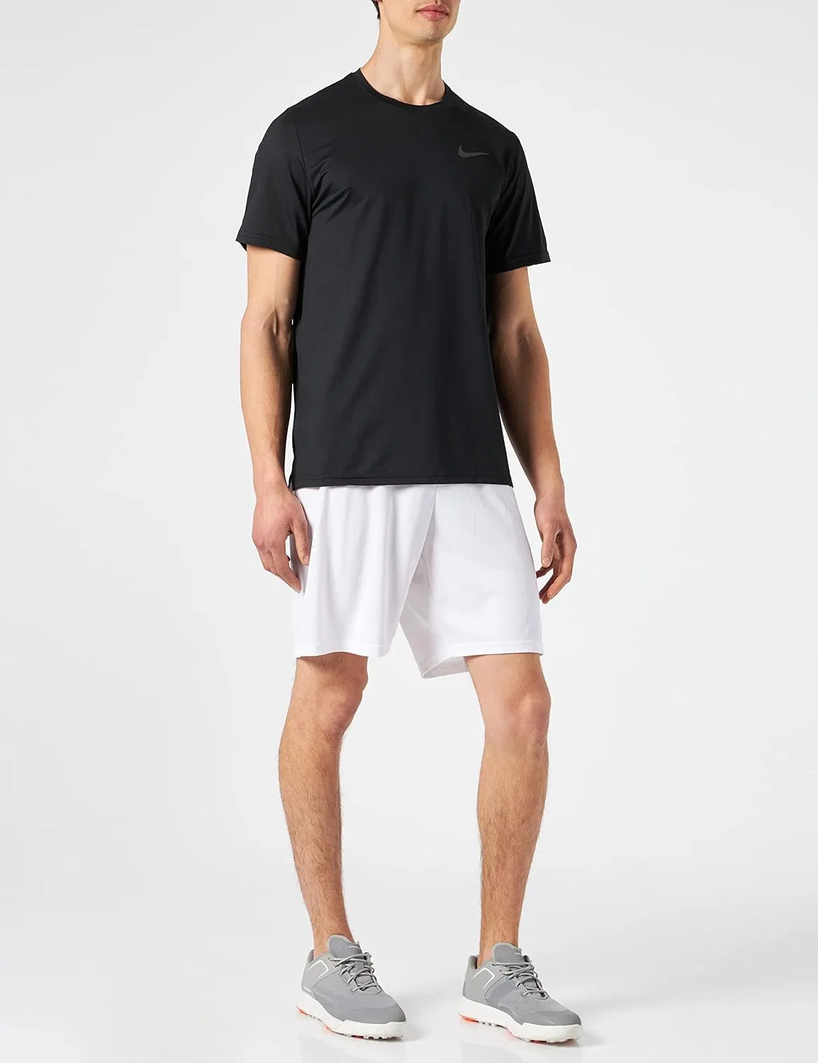 Футболка Nike Pro Dri-FIT, Black/Dark Grey — фото 3