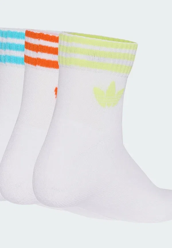3S до щиколотки, комплект из 3 пар, унисекс - носки Adidas Originals, белый/синий — фото 2