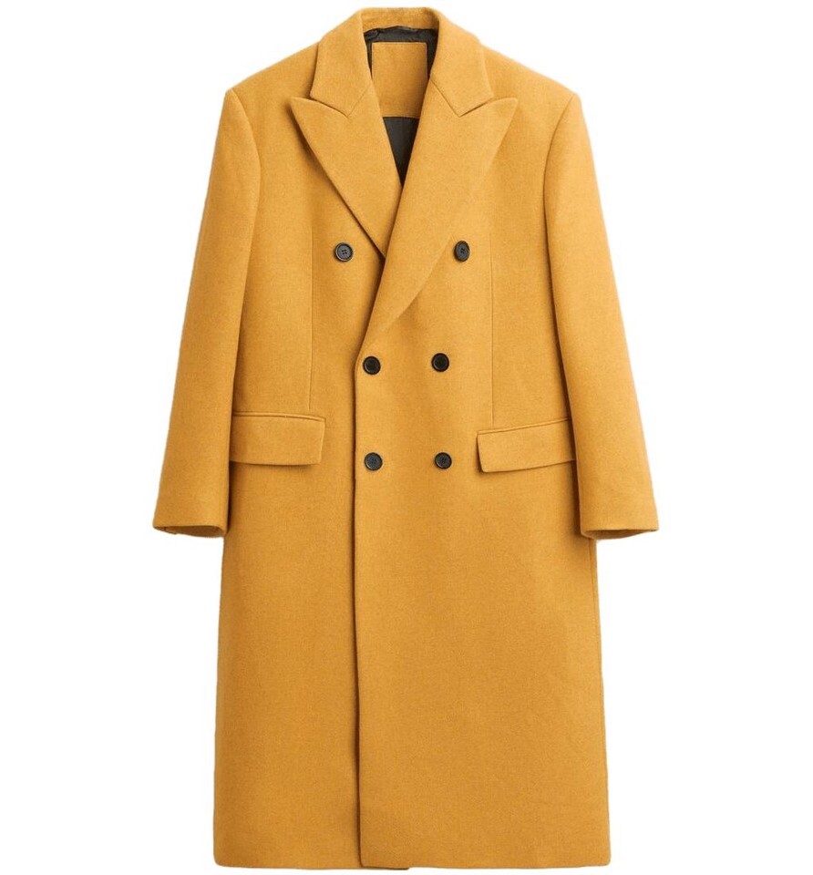 

Пальто Zara Harry Lambert Co-brand Unisex Orange, оранжевый