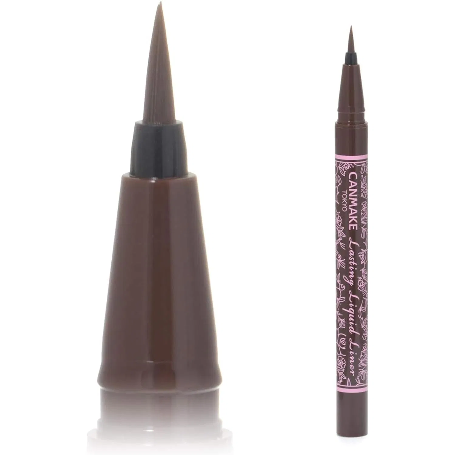 Подводка для глаз Canmake Lasting Liquid Liner 0.6 мл, Bitter Chocolate Brown — фото 3