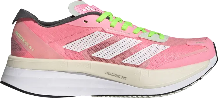 

Кроссовки Adidas Wmns Adizero Boston 11 'Beam Pink Beam Green', розовый