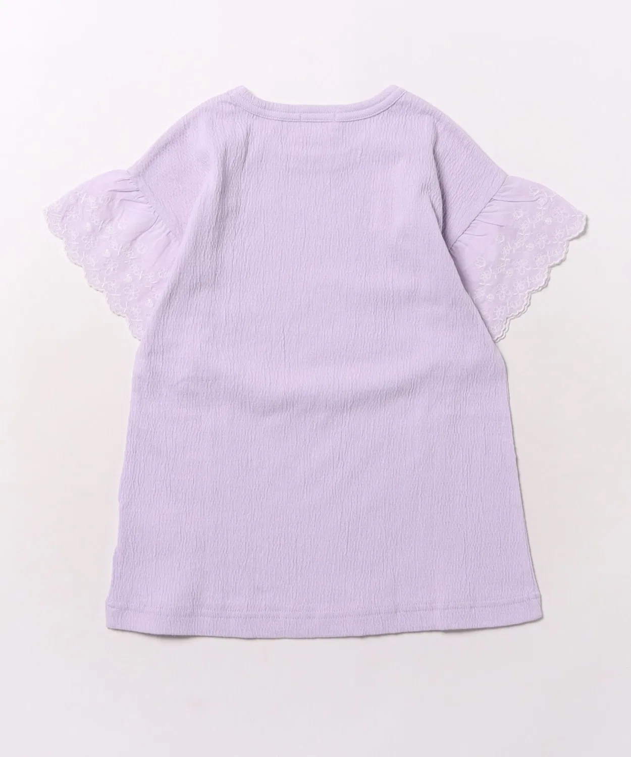 Детская футболка с длинным рукавомиз жаккарда, модель Shirring Jacquard, hakka kids, Purple — фото 2