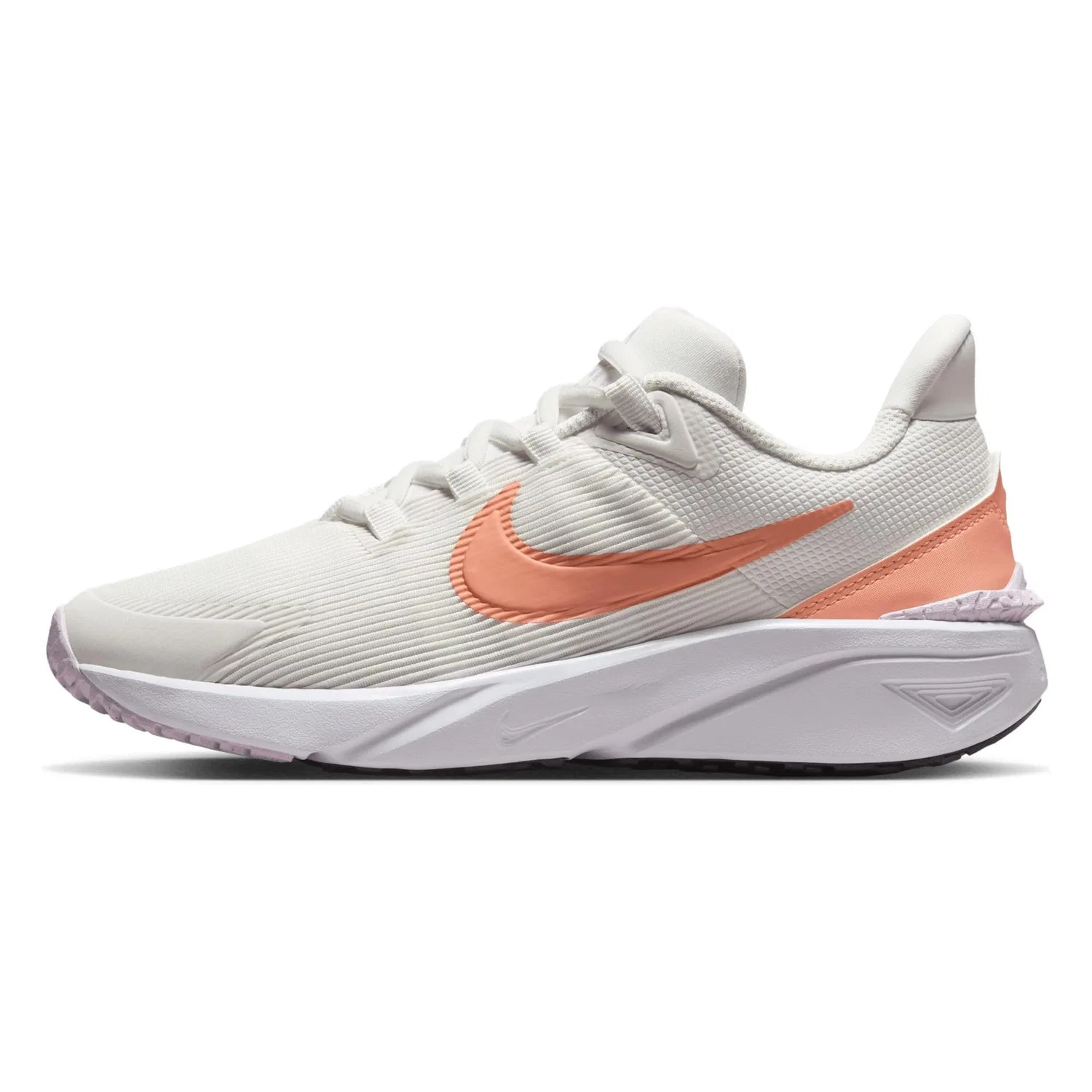 Детские кроссовки для мальчиков с амортизацией NIKE Star Runner 4, Summit White Apricot Agate Whi