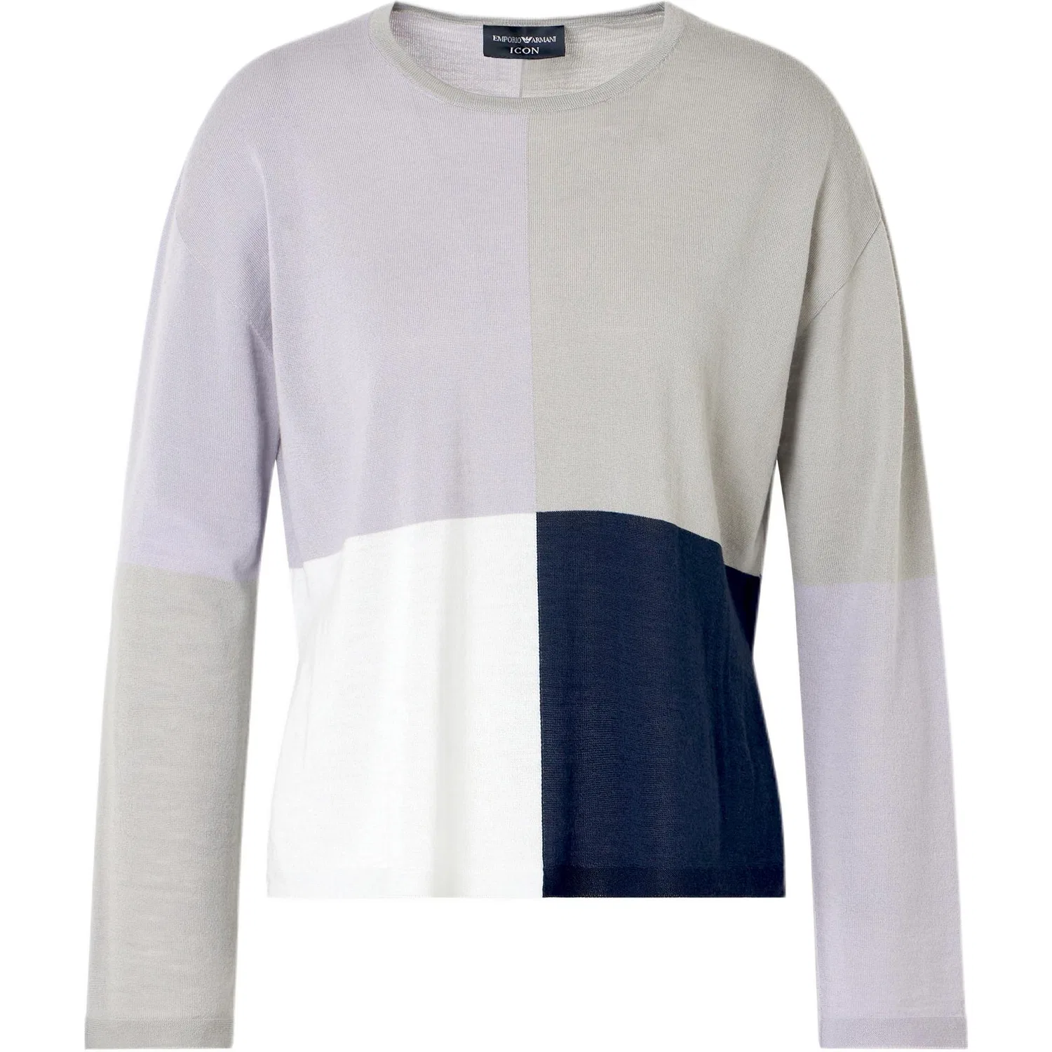 Женский свитер с круглым вырезом Multicolor EMPORIO ARMANI, Multicolor