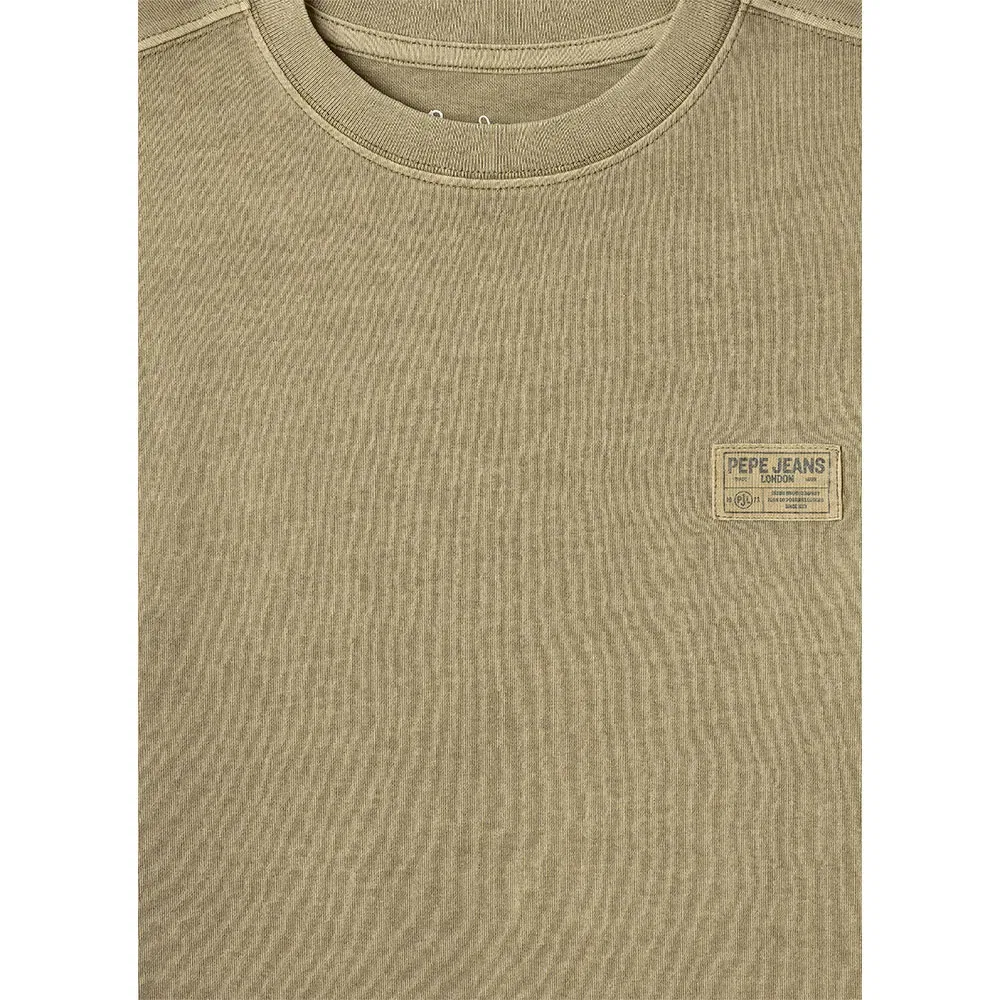 Футболка с длинным рукавом Telmo Pepe Jeans, зеленый — фото 3