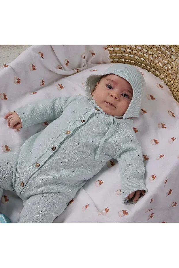 Детский комплект для новорожденных хлопковый Nubo Baby, Mint — фото 4