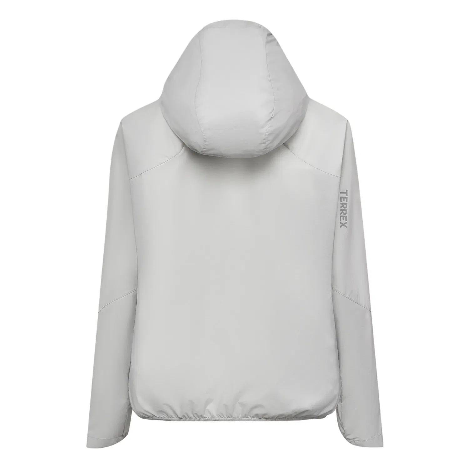 Женская ветровка с капюшоном Adidas Terrex Wind Shell, Light Gray — фото 3
