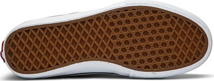 Кеды Vans Supreme x Sk8-Hi Pro Diamond Plate Brown, коричневый — фото 4