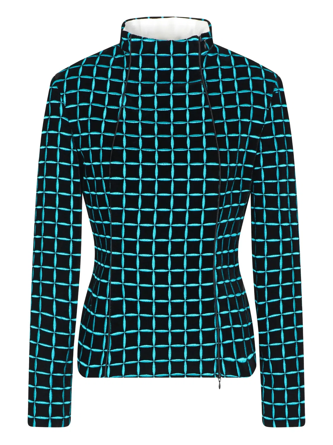 Плотная куртка в клетку Emporio Armani, черный