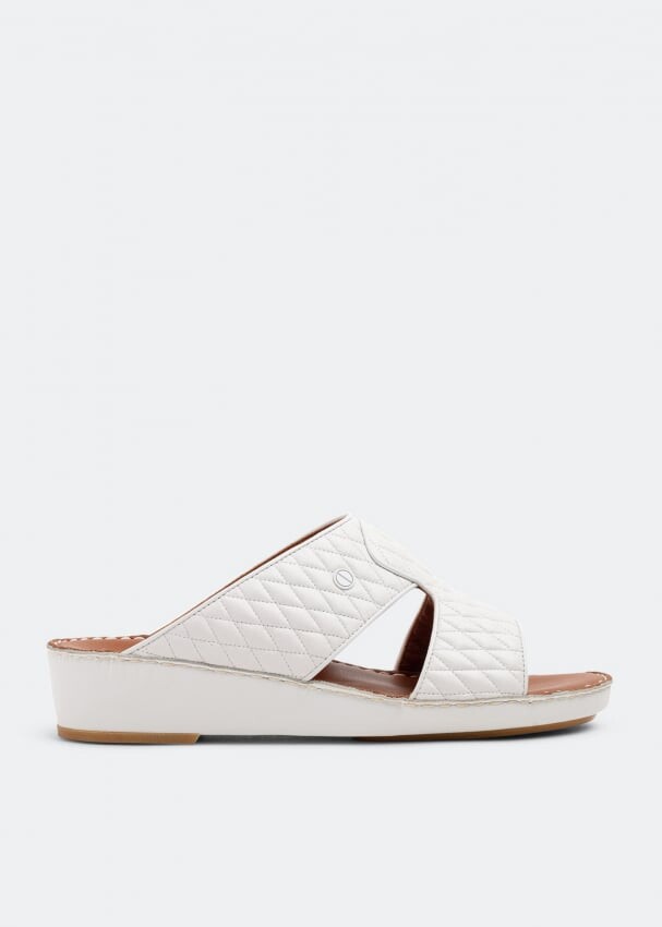 

Сандалии PRIVATE COLLECTION Peninsula leather sandals, белый