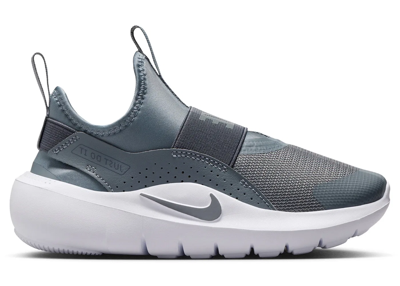 Детские кроссовки с удобной шнуровкой Nike Flex Runner 4 Nike, Cool Grey/Dark Grey/White/Cool Grey