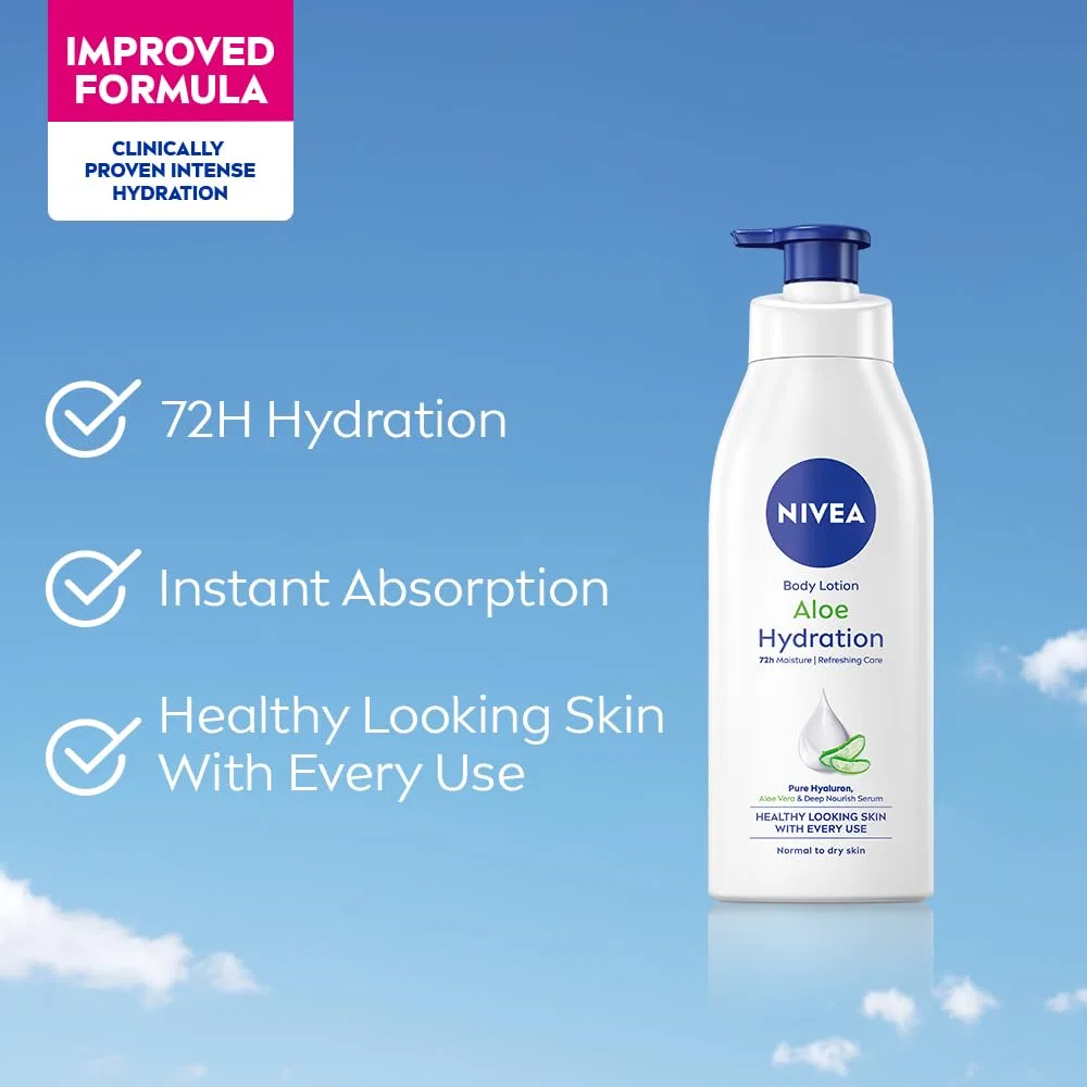 Лосьон для тела Aloe Hydration, NIVEA, 400 мл — фото 4