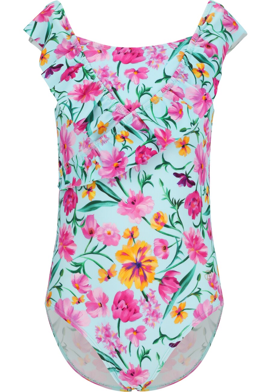 

Купальник ZigZag Tropical, цвет Light blue/Red