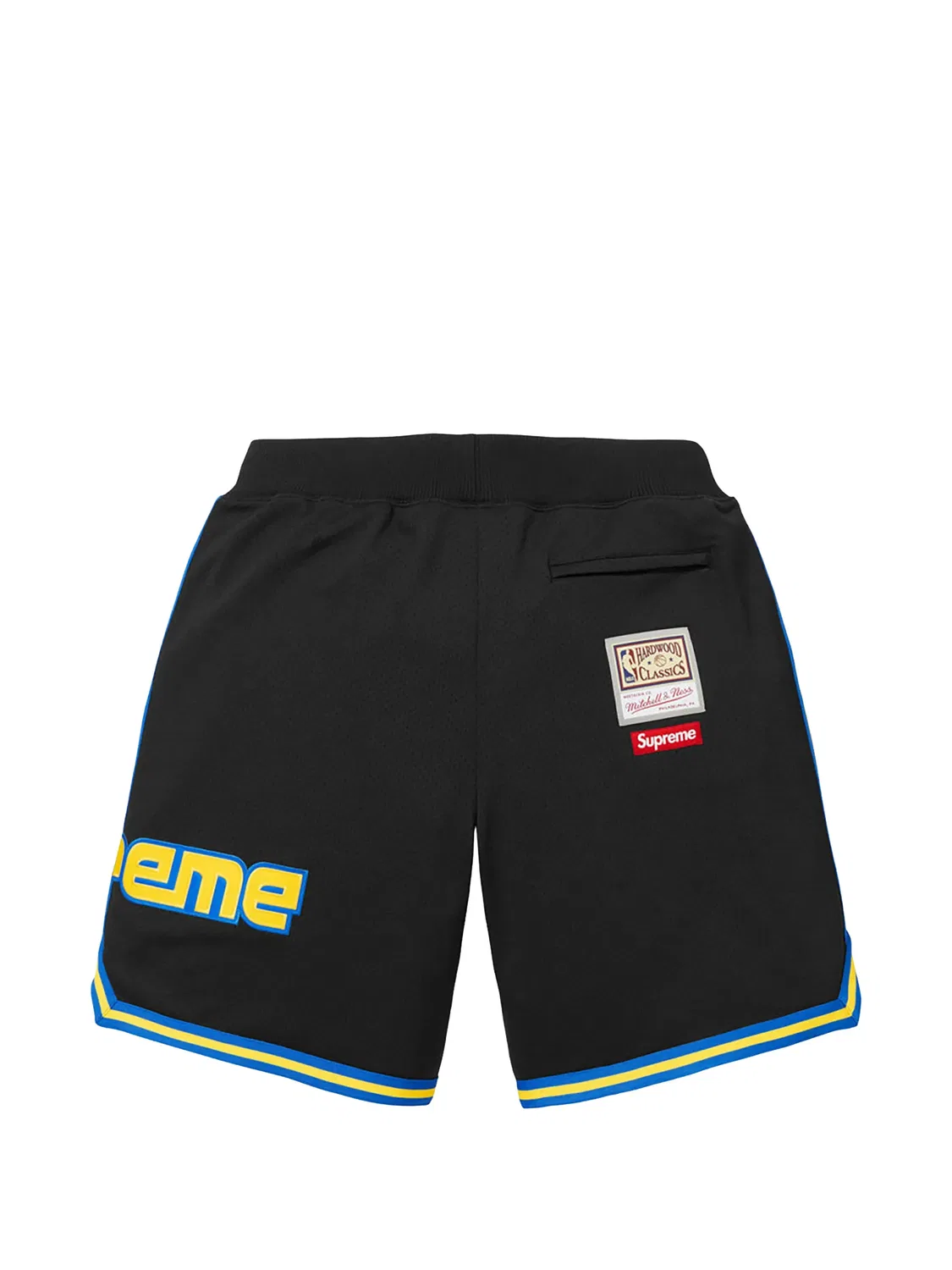 Шорты с логотипом из коллаборации с Mitchell & Ness Supreme, черный — фото 2