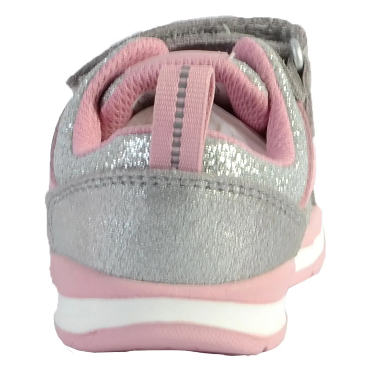 Кроссовки низкие детские из кожи Ferris Run Clarks, серый — фото 2