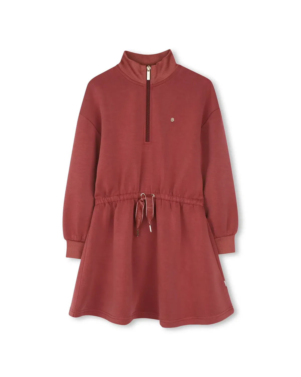 Детское платье для девочек с длинным рукавом BOSS Kidswear, Burdeos