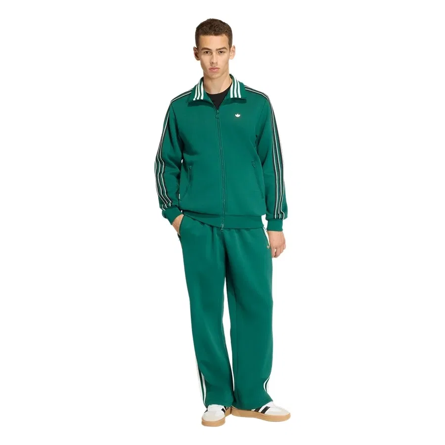 Спортивные штаны с длинным рукавом Classic TP adidas, Зеленый — фото 4