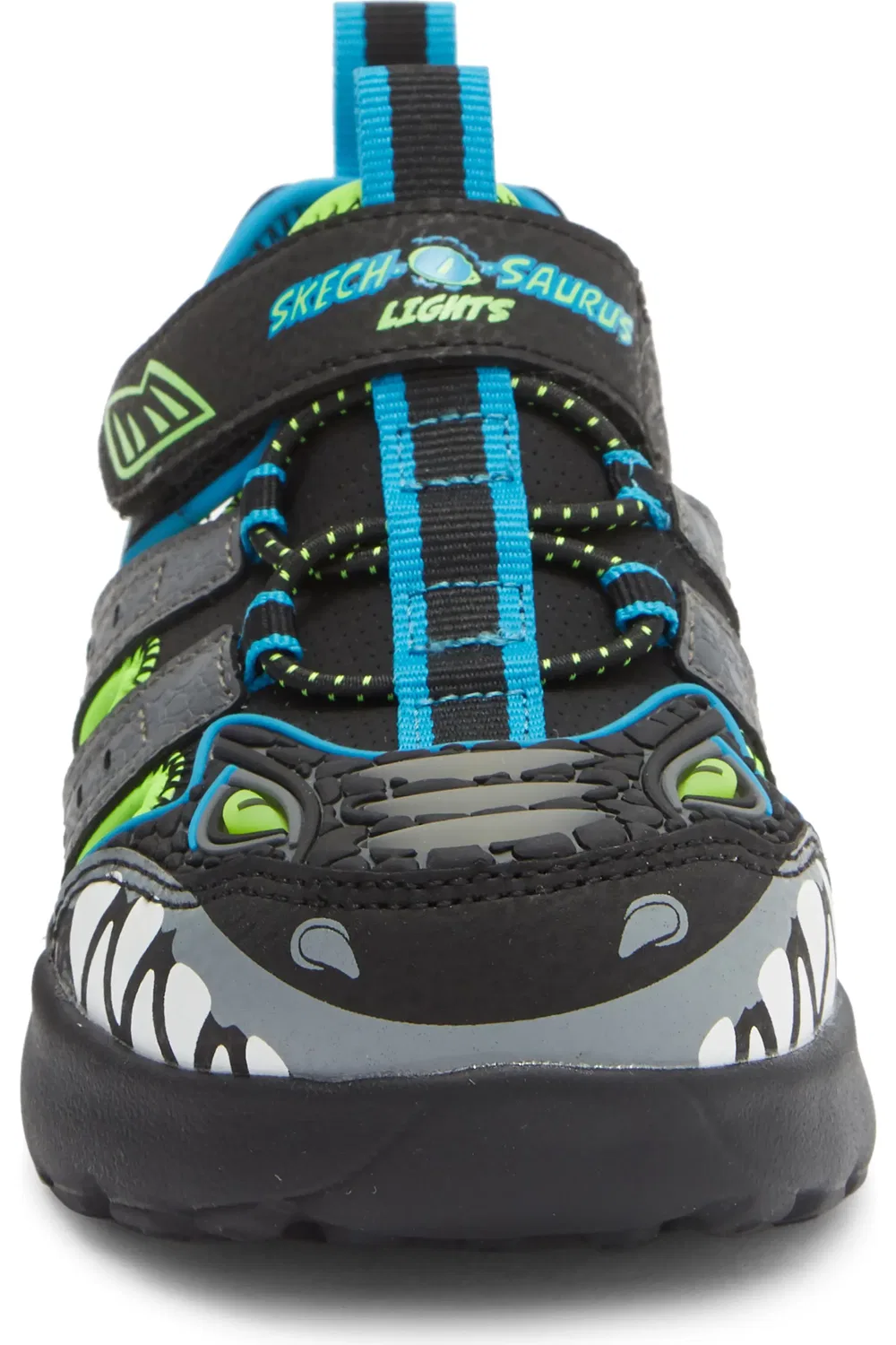 Детские сандалии легкие с подсветкой Skech-O-Saurus 2.0 SKECHERS, Black Multi — фото 4