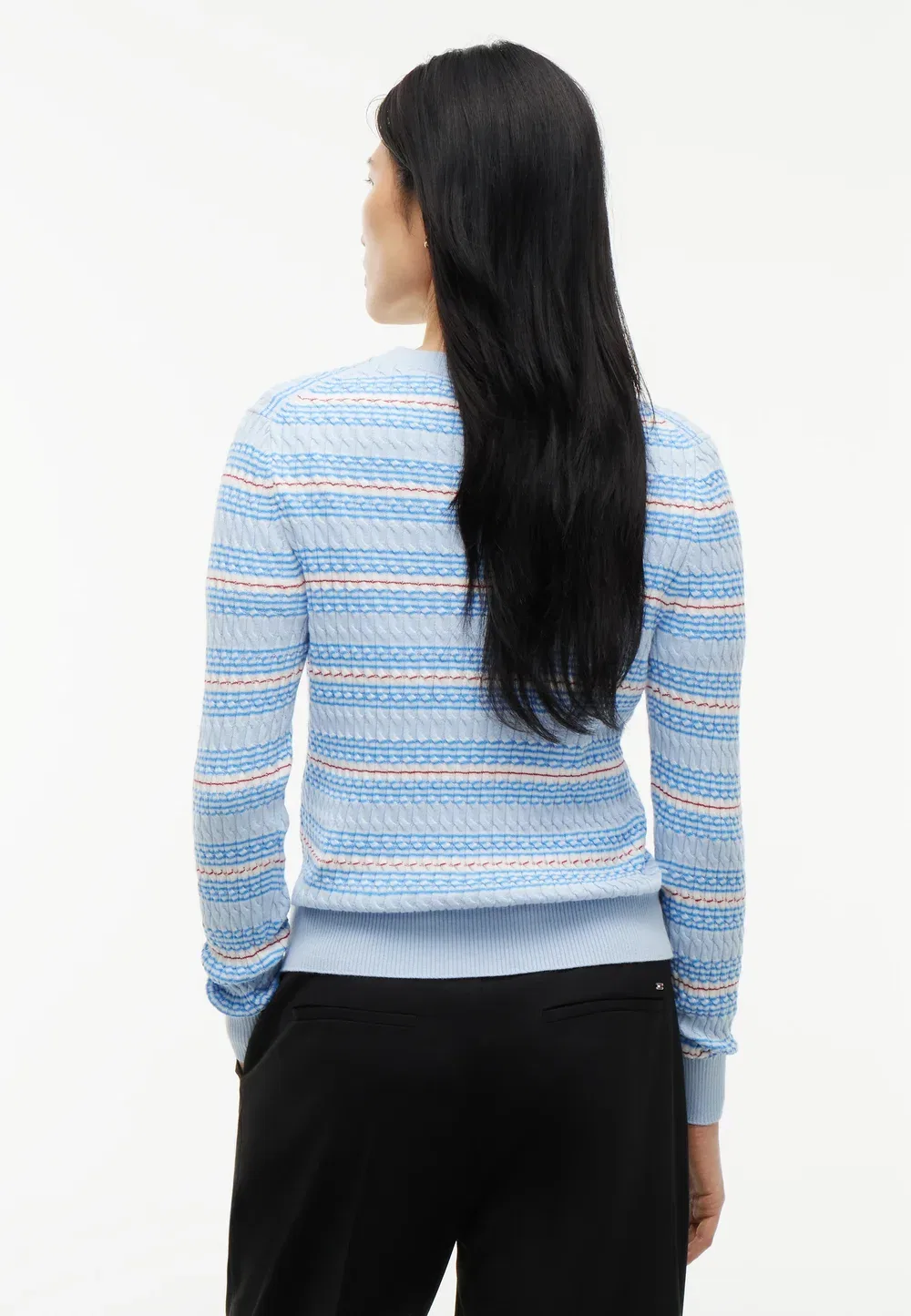 Джемпер Tommy Hilfiger, Sky Blue Ecru — фото 3