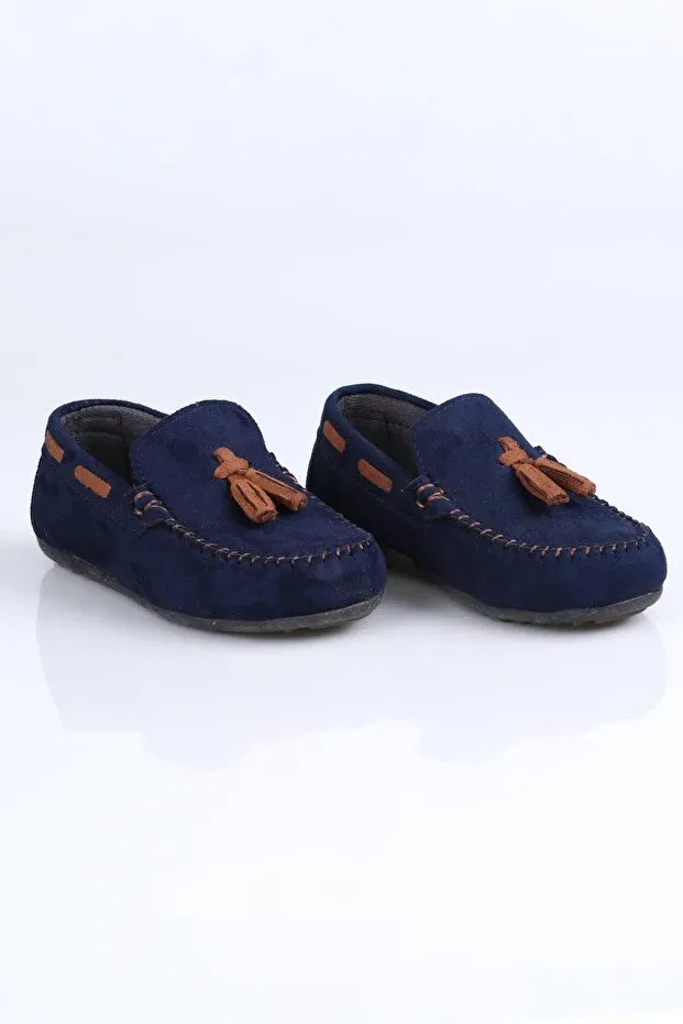 Детские туфли для мальчиков кожаные K.700 loafer Mini Angel, Lacquer Base — фото 3