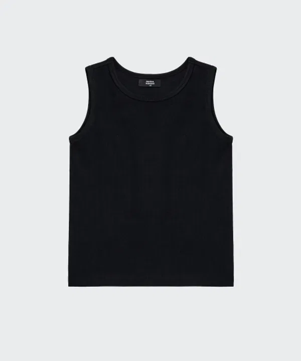 Майка-безрукавка Essential Tank Top, Musinsa Standard Kids, черный — фото 3